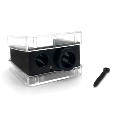 DOUBLE BARREL PENCIL SHARPENER DOUBLE BARREL PENCIL SHARPENER