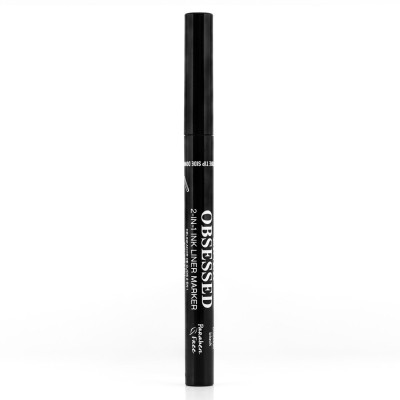 LINER OBSESSED 2-IN-1 PADDLE TIP EYELINER MARKER LINER OBSESSED 2-IN-1 PADDLE TIP EYELINER MARKER